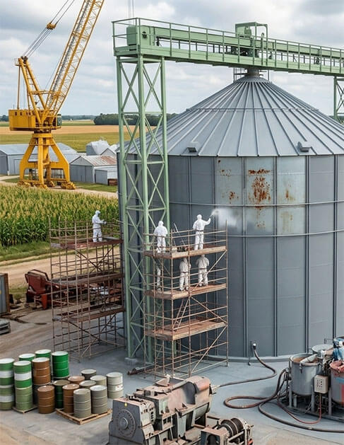 Послуги, Захист металоконструкцій аграрного сектору